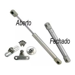 Pistao para Móveis a Gas 10kgs (100N) Abertura P/Cima 8Pçs - 2