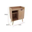 Ver imagem 4 de Buffet Aparador Sala de Estar 60cm 3 Nichos e 1 Porta Vivi T02-D'Rossi