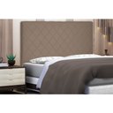Ver imagem 2 de Cabeceira Dubai Para Cama Box Casal 140 cm Suede Caramelo - D’Rossi