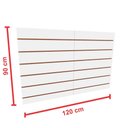 Ver imagem 2 de Painel Canaletado Painel Expositores Chapa Canaletada Branco