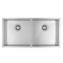 Ver imagem 1 de Cuba Dupla de Embutir 40/40 80x40 Suprema Inox Deca