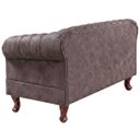 Ver imagem 4 de Namoradeira Chesterfield Duque 2 Lugares em Dallas Cinza