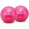 Par de Bolas Tonificadoras 1Kg T55 Acte Sports - 1