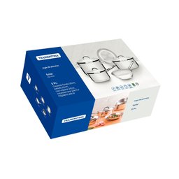 Jogo de Panelas Solar 5 Peças em Aço Inox Fundo Triplo Tramontina 65510/780 - 1