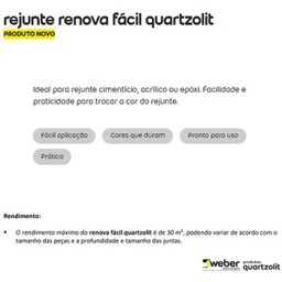 Renova Fácil Quartzolit Rejunte Líquido 120Ml Branco - 3