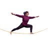 Slackline 10 Metros Laranja T123 Acte Sports - 2