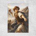 Ver imagem 2 de Placa Decorativa Abraao e Isaque Religioso Evangélico Católico Jesus