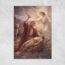 Ver imagem 5 de Placa Decorativa Abraao e Isaque Religioso Evangélico Católico Jesus