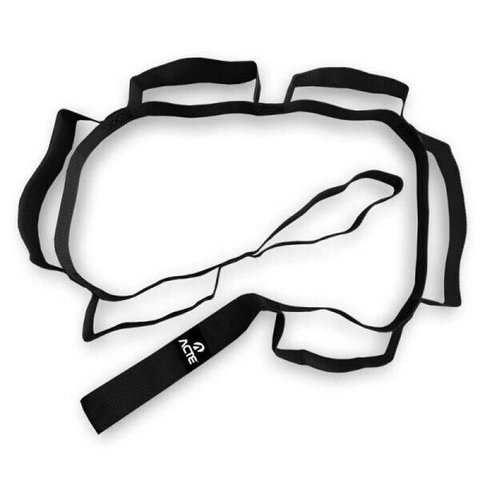 Fita de Alongamento Preta T184 - Actesports