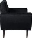Ver imagem 4 de Poltrona Decorativa Lívia Veludo Preto E451 - Matrix