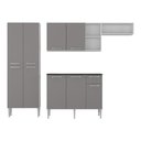 Ver imagem 6 de Armário de Cozinha Compacta Modulada Versatile Multimóveis Mp2302 C/ Balcão e Paneleiro