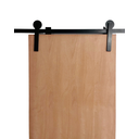 Ver imagem 4 de Porta de Correr 210x100 Kit Celeiro Preto