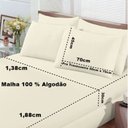 Ver imagem 3 de Jogo de Cama Buettner Casal Malha Basic Liso 3 Perola