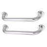 Alça Apoio 30cm Inox Kit 2 Uni Banheiro Cadeirante Idoso Deficiente Acessibilidade - 1