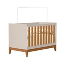 Ver imagem 2 de Berço 2 em 1 em MDF 133cm x 90cm Flip Bege/Areia Fosco/Savana