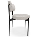 Ver imagem 6 de Kit 08 Cadeiras Estofadas para Sala de Jantar Louvre L02 Bouclê Cru - Lyam Decor