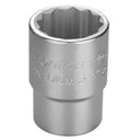 Ver imagem 2 de Soquete Estriado em Aço Cromo Vanadio 28 Mm - Encaixe 3/4"