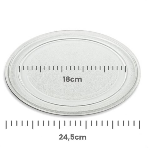Prato Micro-ondas Brastemp 24,5 Cm W10563650 Bms20