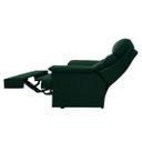 Ver imagem 3 de Poltrona Reclinável Manual Suede Verde Militar