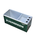 Ver imagem 3 de Organizador de Mesa Conteiner em Metal - Evergreen