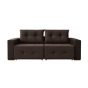 Ver imagem 3 de Sofa Hawai 1.80 Nobly Veludo Marrom