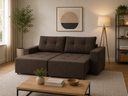Ver imagem 1 de Sofa Hawai 1.80 Nobly Veludo Marrom