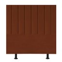 Ver imagem 1 de Cabeceira Estofada de Cama Casal Box 140 Cm Eloá Veludo e Frame:terracota