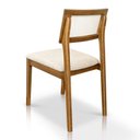 Ver imagem 5 de Cadeira de Jantar e Living Millie com Tela Natural Estofada Linho - Desk Design