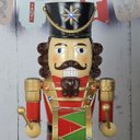 Ver imagem 7 de Quebra Nozes Natal Soldado Natalino Grande Iluminado Luzes Som Musica Enfeite Decoraçao Casa Sala Ha