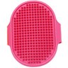 Escova de Banho Pet Silicone com Regulagem 13x8cm Rosa - 1