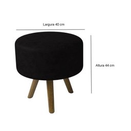 Kit 02 Puffs Banqueta Decorativo Smart Tca 124 PF Móveis - 2