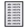 Quadro Decorativo Não Desista 45x34cm - com Vidro:moldura Preta - 1
