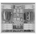 Ver imagem 4 de Guarda-Roupa 3 Portas Spazio Lopas - Carvalho Naturale Carvalho Naturale