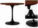 Ver imagem 2 de Mesa de Jantar Saarinen Preto Redonda 100cm - MDF Melamínico Pau Ferro