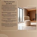 Ver imagem 7 de Poltrona Orgânica Lia em Bouclè Bege Salas Quartos Recpção com Sapatas Plasticas Não Risca o Châo