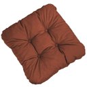 Ver imagem 1 de Kit 2 Almofada Impermeável 40x40 Assento Externa Acquablock - 312 - Terracota - Liso