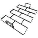 Ver imagem 4 de Forma de Aço 3mm Tijolinho para Carimbar Piso Jardim Calçada