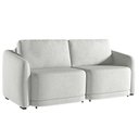 Ver imagem 1 de Sofá Cama Modulado Retrátil e Reclinável Decorativo Varsóvia 176cm Linho Cinza G33 - Gran Belo