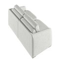 Ver imagem 5 de Sofá Cama Modulado Retrátil e Reclinável Decorativo Varsóvia 176cm Linho Cinza G33 - Gran Belo