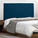 Ver imagem 1 de Cabeceira Cama Box Queen Caribe 160 Cm Suede Azul Marinho