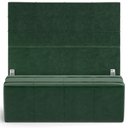 Ver imagem 1 de Kit Cabeceira Cama Box Queen 160cm com Calçadeira Roma W01 Couríssimo Verde - Lyam Lyam Decor