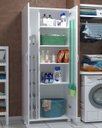 Ver imagem 3 de Armário Para Lavanderia Multiuso 2 Portas Alto Dispensa ClickForte Armário Lavanderia Branco