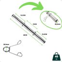 Ver imagem 7 de Kit Musculação com Suporte + 100 Kg de Anilhas Emborrachadas com Barras
