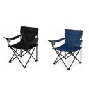 Ver imagem 1 de Kit 1 Cadeira Azul e 1 Cadeira Preta, Dobráveis Camping Portátil com Porta-Copo, Apoio de Braço e Bo