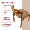 Ver imagem 5 de Conjunto com 2 Cadeiras de Jantar Solaris Soft Moderna Mobília