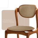 Ver imagem 4 de Conjunto com 2 Cadeiras de Jantar Solaris Soft Moderna Mobília