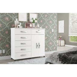 Cômoda Platina New Branco - 2