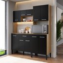 Ver imagem 1 de Armário de Cozinha Compacta Arizona Solid Carraro Carvalho com Preto