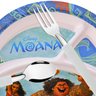Prato Infantil com Divisórias Moana Mais Garfo e Colher - 3