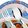 Prato Infantil com Divisórias Moana Mais Garfo e Colher - 2